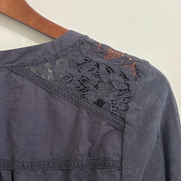 Anthropologie Meadow Rue Anona Lace Blouse Sz M - Picture 7 of 7